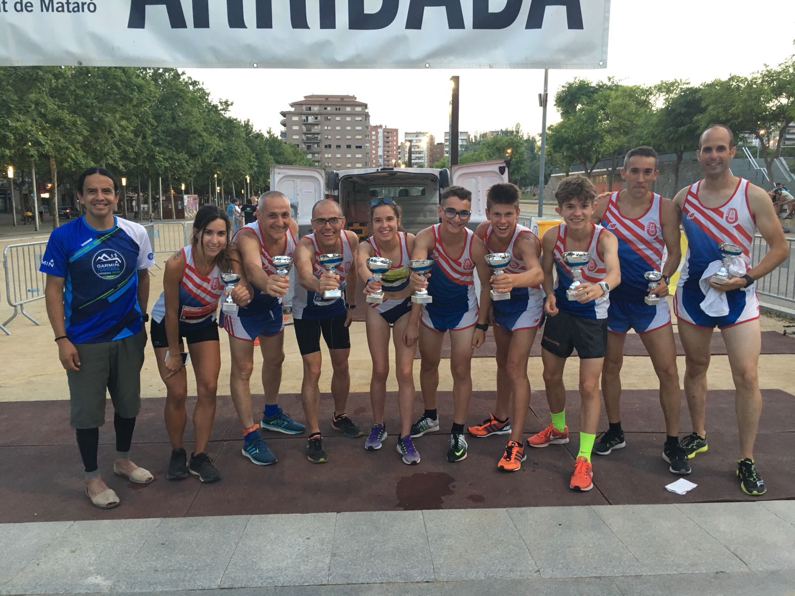 Els tres equips de lAvinent sumen tres podis a la Mitja Marató per relleus de Mataró